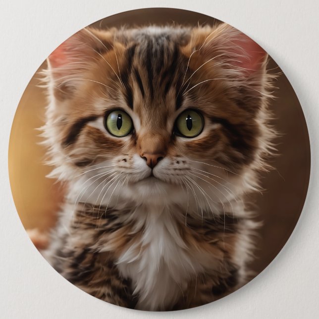 Cute Kitten  Button (Front)