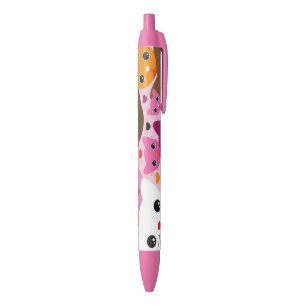 cute kitten cat background pattern pen