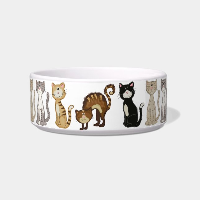 Cute Kitten Cat Bowl (Front)