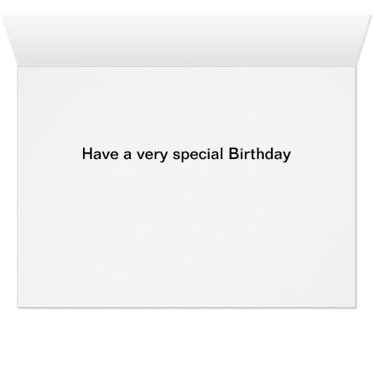 Cute Kitten Cat Romantic Love Birthday Card (Inside Horizontal (Bottom))