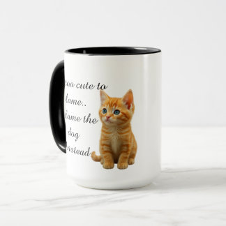 Cute Kitten Ceramic Mug