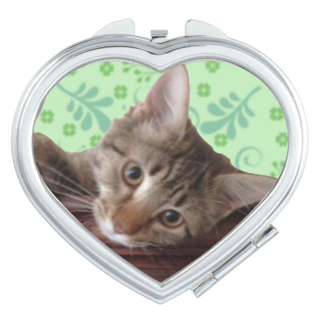 Cute Kitten Compact Mirror (Front)