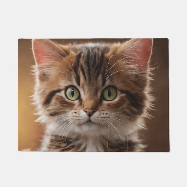 Cute Kitten  Doormat (Front)