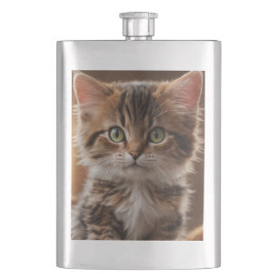 Cute Kitten  Flask