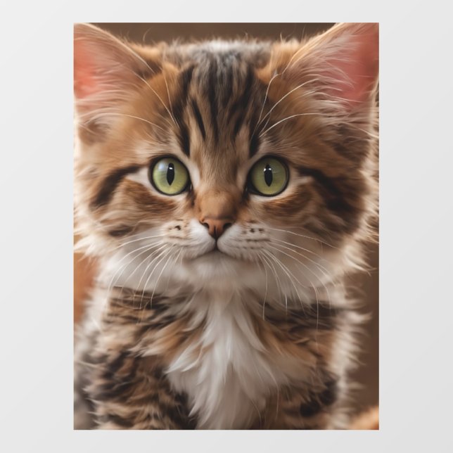 Cute Kitten  Floor Decals (Front)