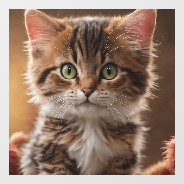 Cute Kitten  Floor Decals (Front)