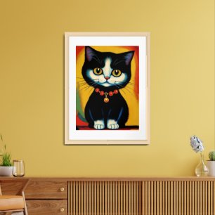 Cute Kitten Framed Art