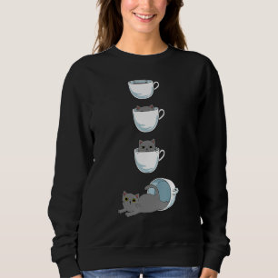 Cute Kitten Funny Gift For Cat Owner Sweatshirt