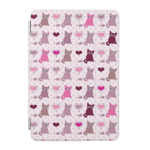 Cute kitten girls pattern iPad mini cover
