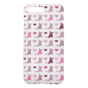 Cute kitten girls pattern iPhone 8 plus/7 plus case