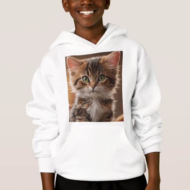 Cute Kitten  Hoodie (Front)