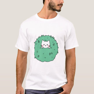 Cute Kitten in a Bush T-Shirt