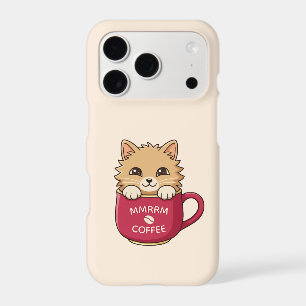 Cute Kitten in Coffee Mug Iphone 18 Pro Case