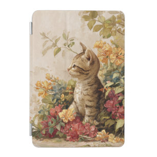 Cute Kitten iPad Case vintage for Cat Lover