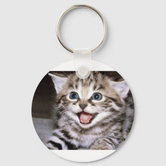 Cute Kitten Keychain