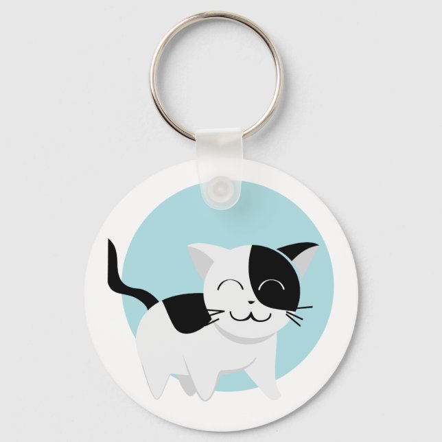 Cute Kitten Keychain (Front)