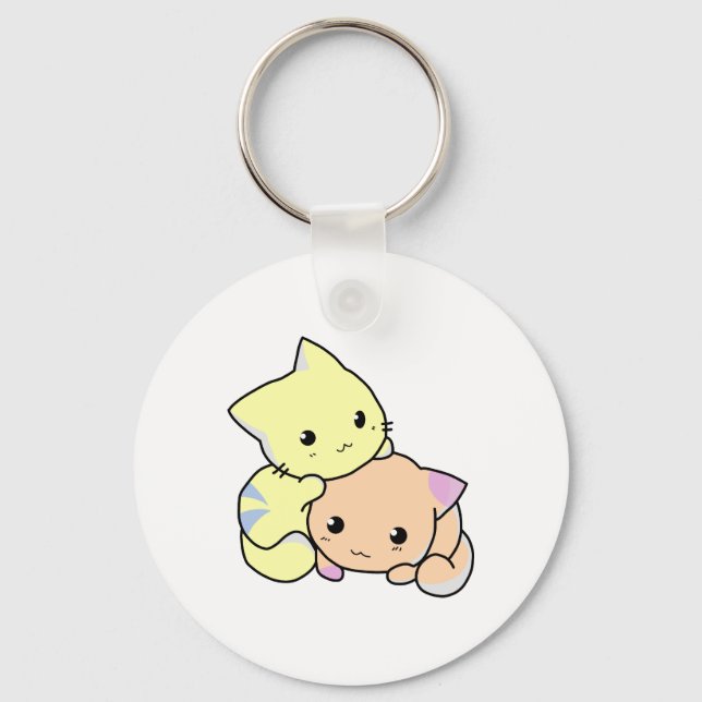 Cute Kitten Keychain (Front)