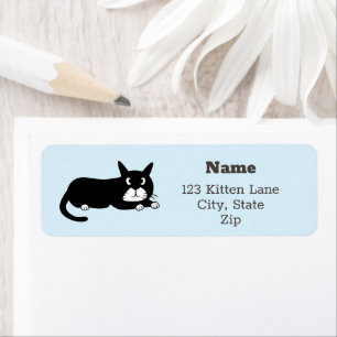 Cute Kitten Label