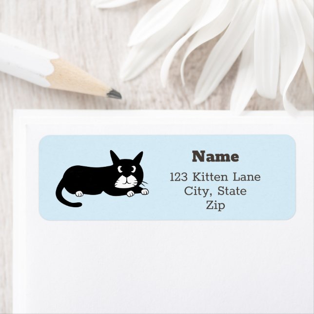 Cute Kitten Label (Insitu)