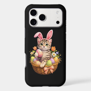 Cute Kitten Lovers Happy Easter Cat iPhone 17 Pro Max Case