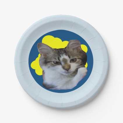 Cute Kitten Paper Plates