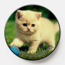 Cute Kitten Personalized "I Love You This Much"