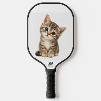 Cute Kitten Pickleball Paddle | Adorable Cat Sport