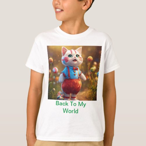 Cute Kitten Playful Designs T_Shirt