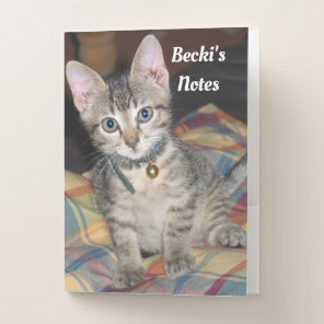 Cute Kitten Pocket Folder