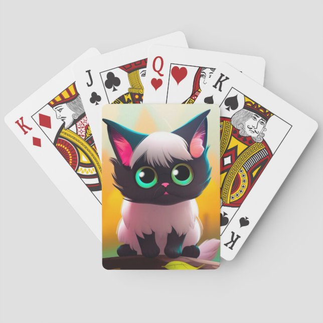 Cute Kitten Poker Cards (Back)