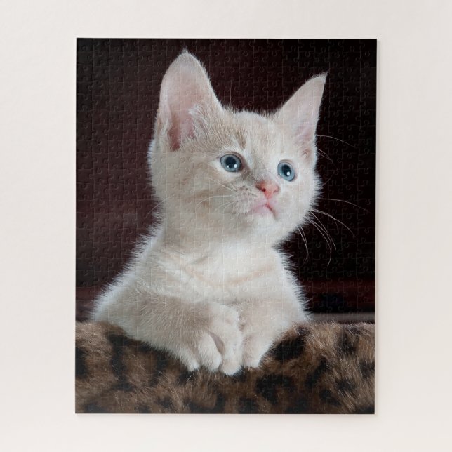 Cute Kitten Portrait Jigsaw Puzzle (Vertical)