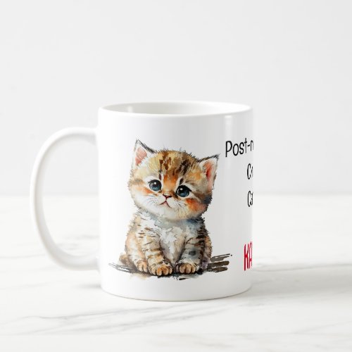 Cute Kitten Post_menopausal Childless Cat Lady  Coffee Mug