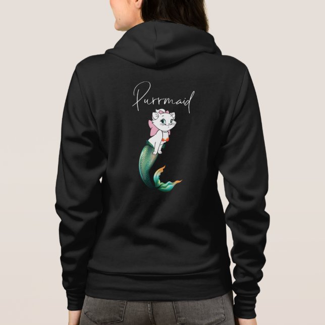 Cute Kitten Purrmaid – Fun Mermaid Cat Design Hoodie (Back)