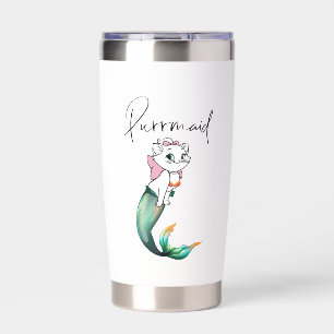 Cute Kitten Purrmaid – Fun Mermaid Cat Design Insulated Tumbler