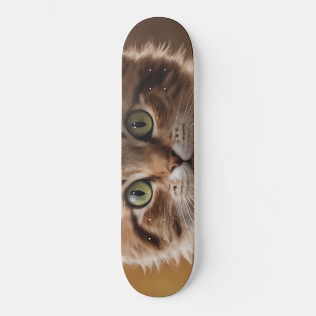 Cute Kitten  Skateboard (Front)