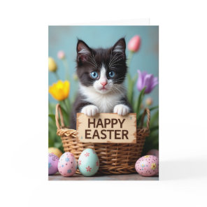 Cute Kitten Springtime Joy Card