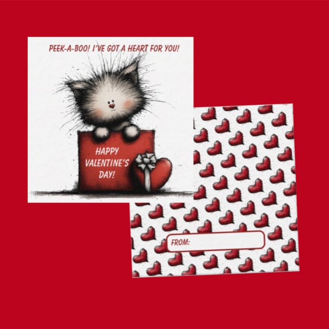 Cute Kitten Valentine Card (Creator Uploaded)