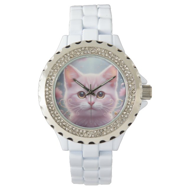 Cute Kitten - Whimsical  Watch (Front)
