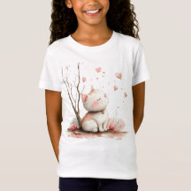 Cute Kitten with Hearts Kids Back-to-School