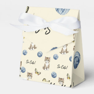 Cute kittens and butterflies by Natasha Us Favor Boxes
