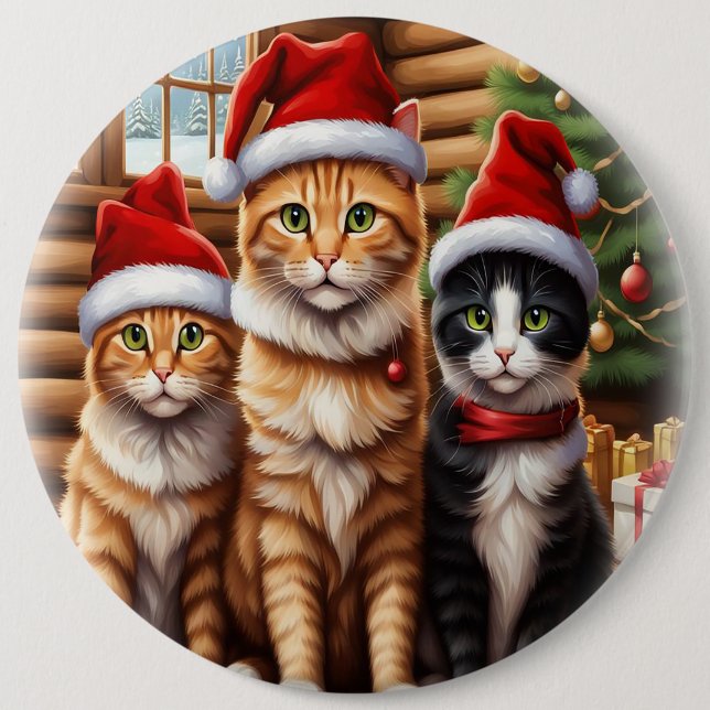 Cute Kittens Button (Front)