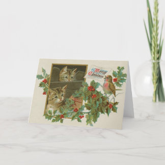 Cute Kittens Christmas Card