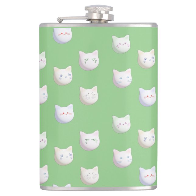 Cute Kittens Flask (Front)