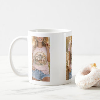 Cute Kittens Floral Graphic Girls  Mug