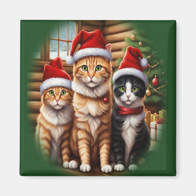 Cute Kittens Magnet (Front)