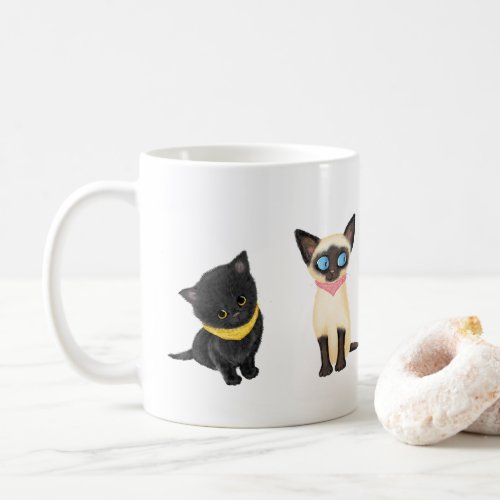 Cute kittens mug