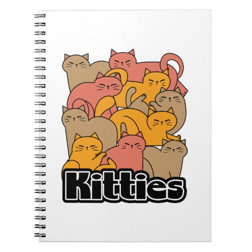 Cute Kitties Design _ Adorable Cat Art Notebook