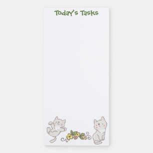 Cute Kitties To Do List Magnetic Notepad