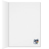 Cute Kitty Cat and flowers Cards (Inside (Right))