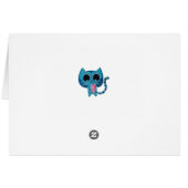Cute Kitty Cat and Pig Cards (Back Horizontal)